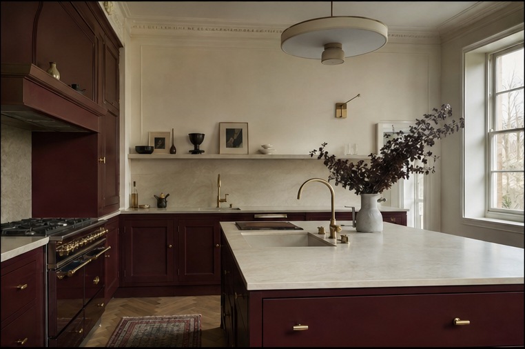 Chelsea Burgundy Kitchen & Pantry completed kitchen renovations