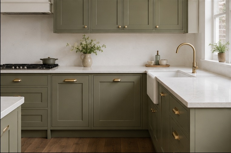 Notting Hill Sage Shaker Kitchen completed kitchen renovations
