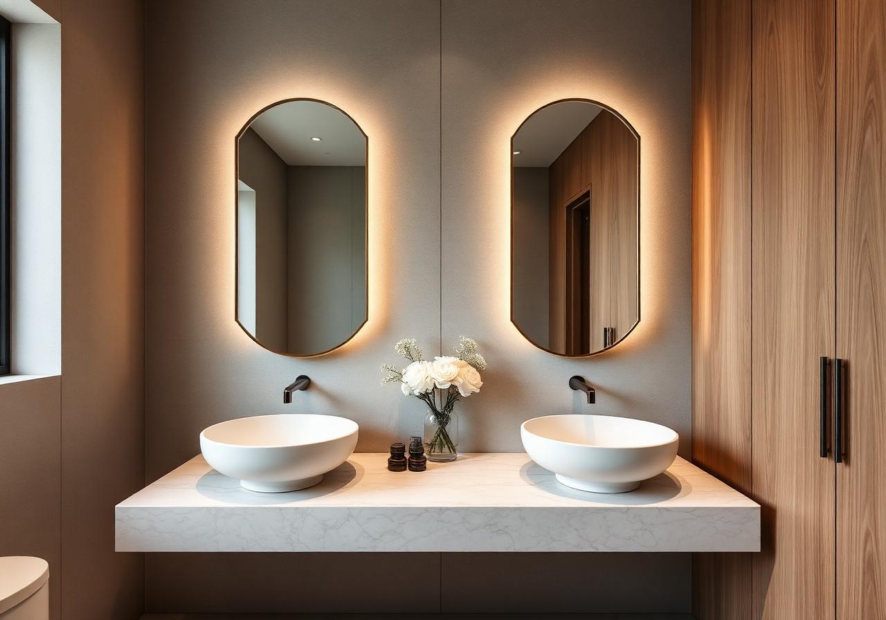 Notting Hill Travertine Master Ensuite completed bathroom renovations