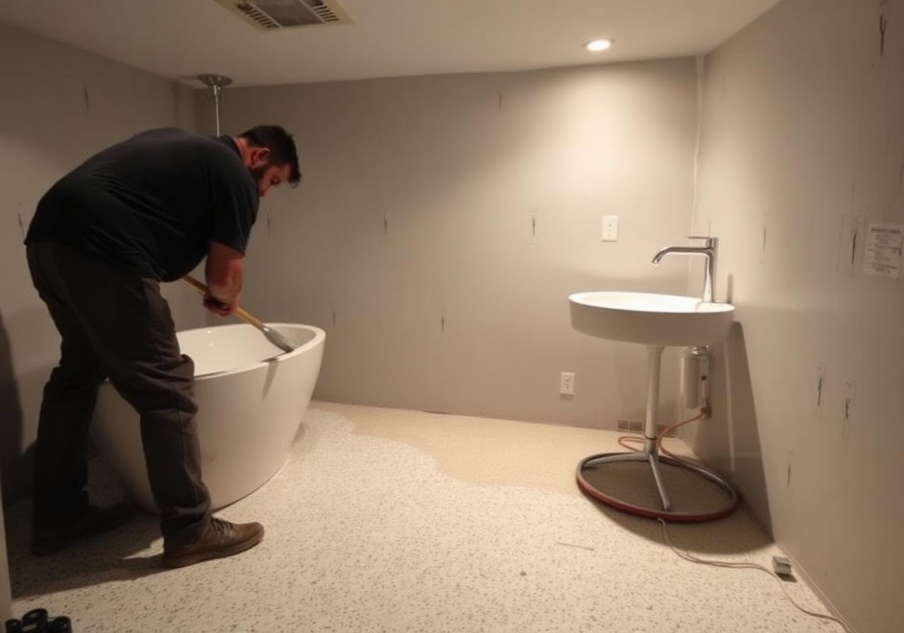 Fulham Terrazzo Basement Spa — Tiler — stone and tiling works