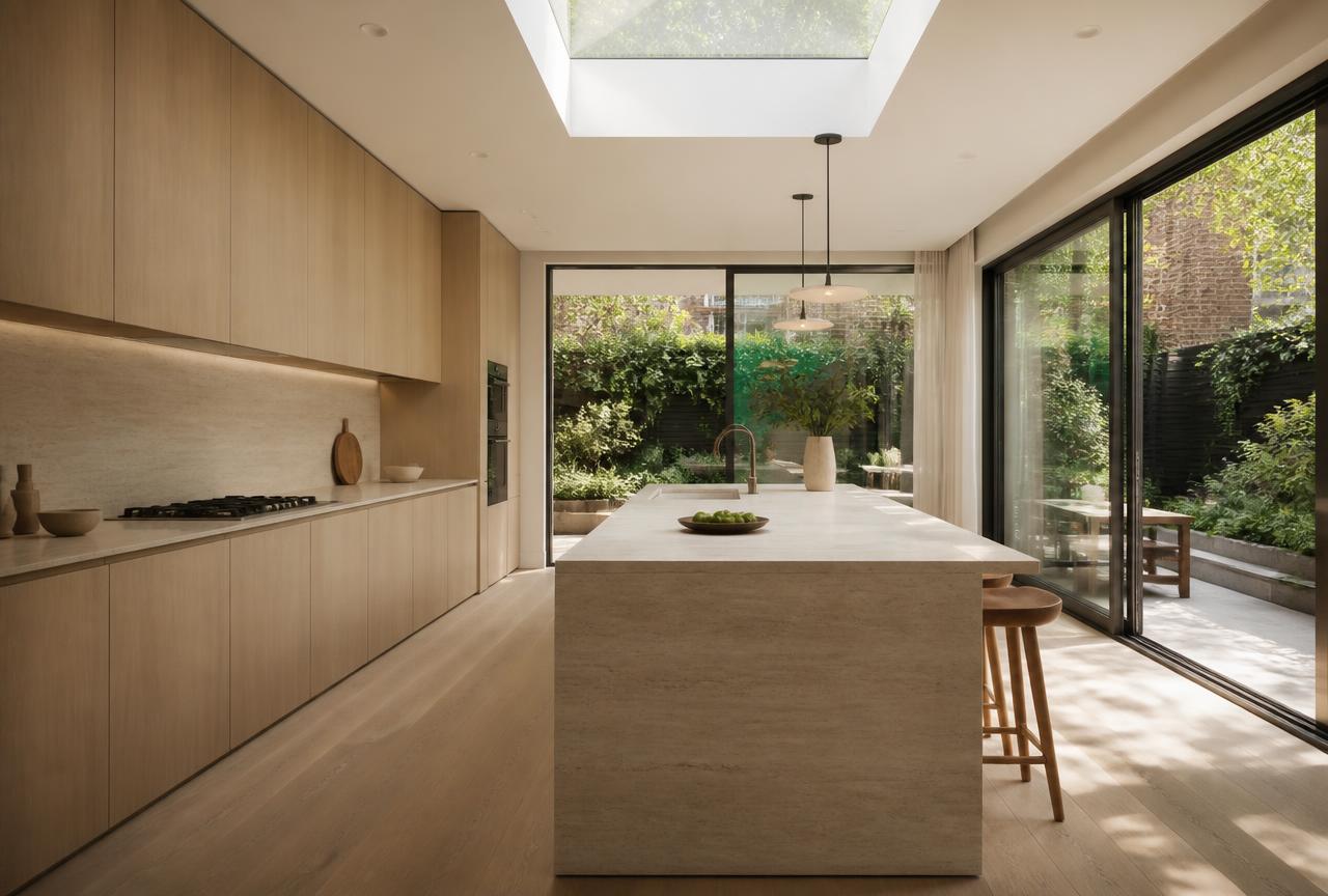 Barnes Garden Room Kitchen completed kitchen renovations