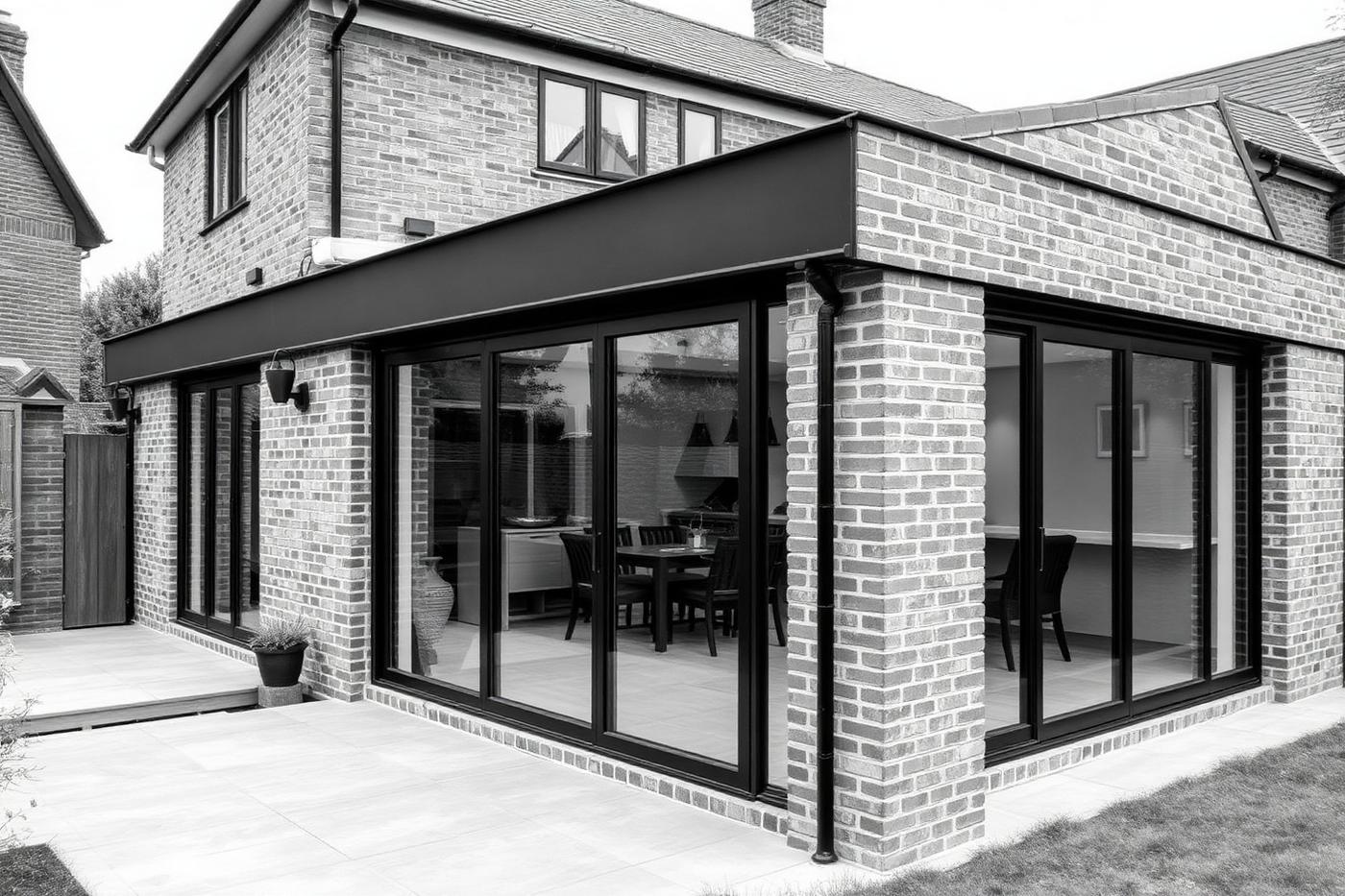 Clapham Plastering — Rear elevation
